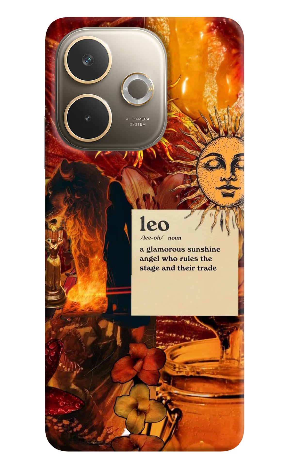 Leo Zodiac Oppo A5 Pro 5G Hard Case Back Cover by Casekaro