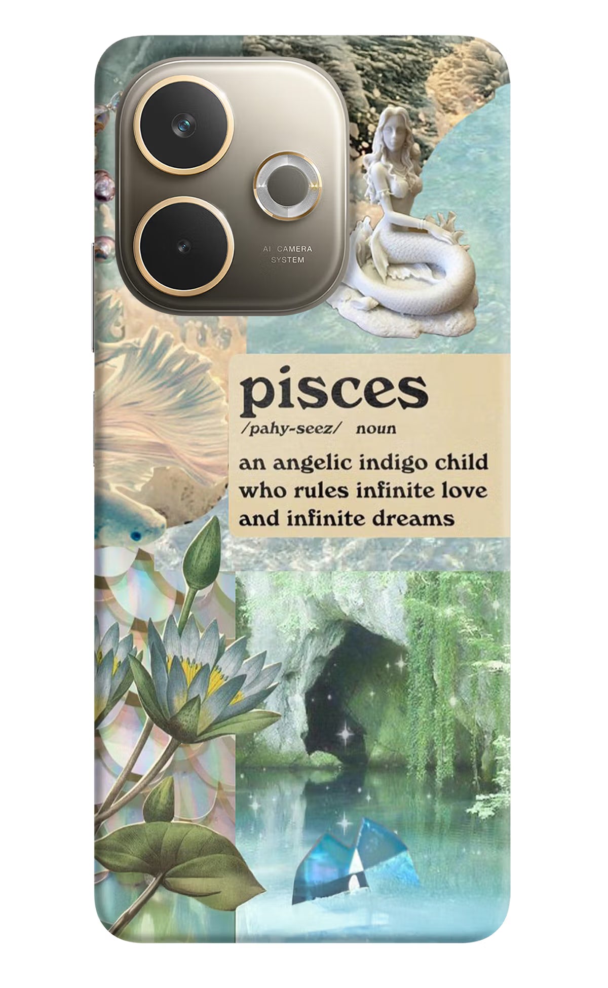 Pisces Zodiac Oppo A5 Pro 5G Hard Case Back Cover by Casekaro