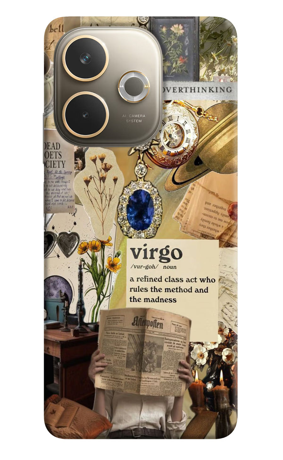 Virgo Zodiac Oppo A5 Pro 5G Back Cover, Hard case