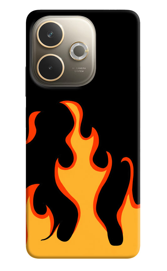 Fired Up – Black Oppo A5 Pro 5G Hard Case Back Cover by Casekaro