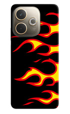 Side Sweep Flames Oppo A5 Pro 5G Hard Case Back Cover by Casekaro