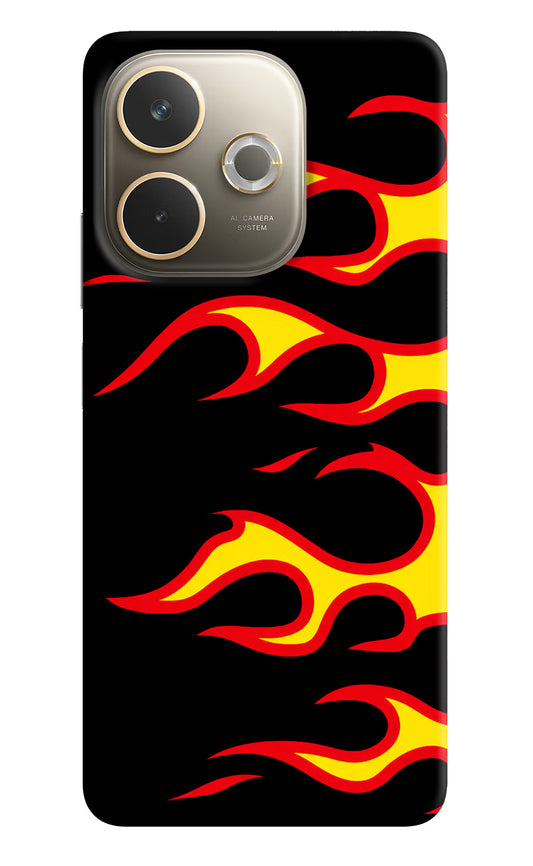 Side Sweep Flames Oppo A5 Pro 5G Hard Case Back Cover by Casekaro