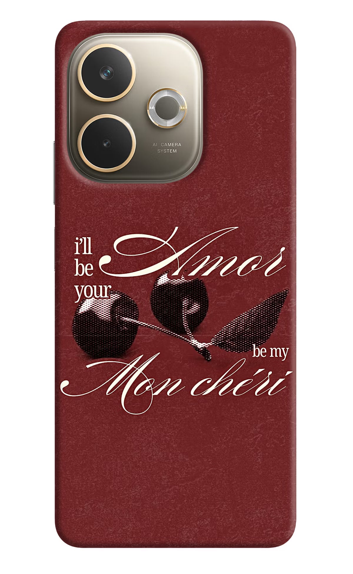 Velvet Cherry Oppo A5 Pro 5G Back Cover