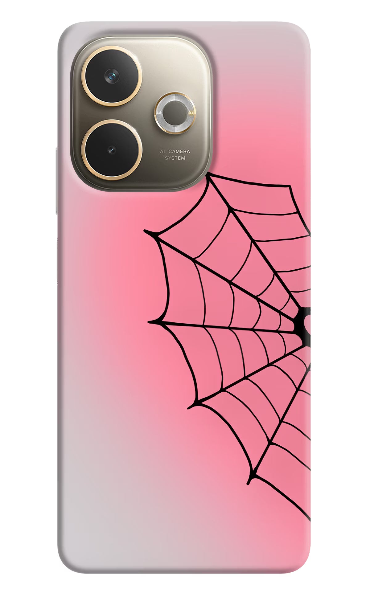 Pink Web Oppo A5 Pro 5G Back Cover