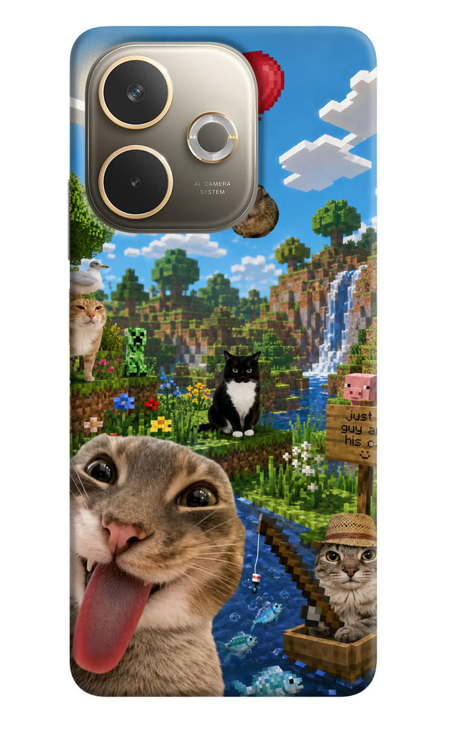 Minecraft Cat Chaos Oppo A5 Pro 5G Hard Case Back Cover by Casekaro