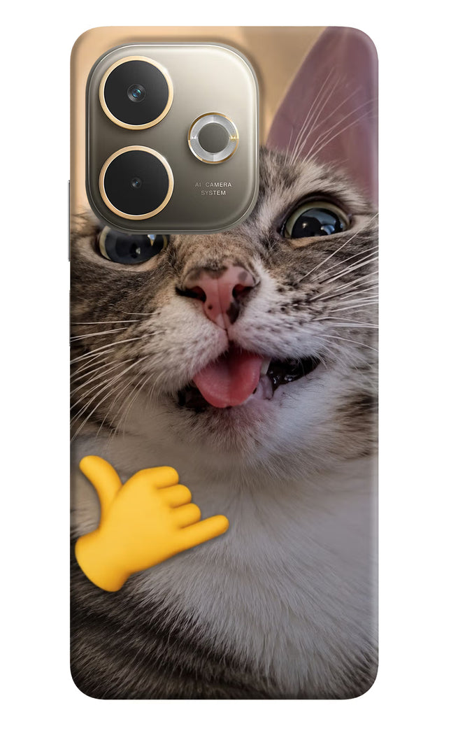 Silly Cat Call Oppo A5 Pro 5G Hard Case Back Cover by Casekaro