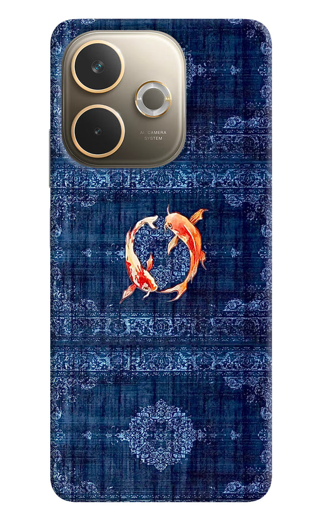 Koi Blue Oppo A5 Pro 5G Hard Case Back Cover by Casekaro