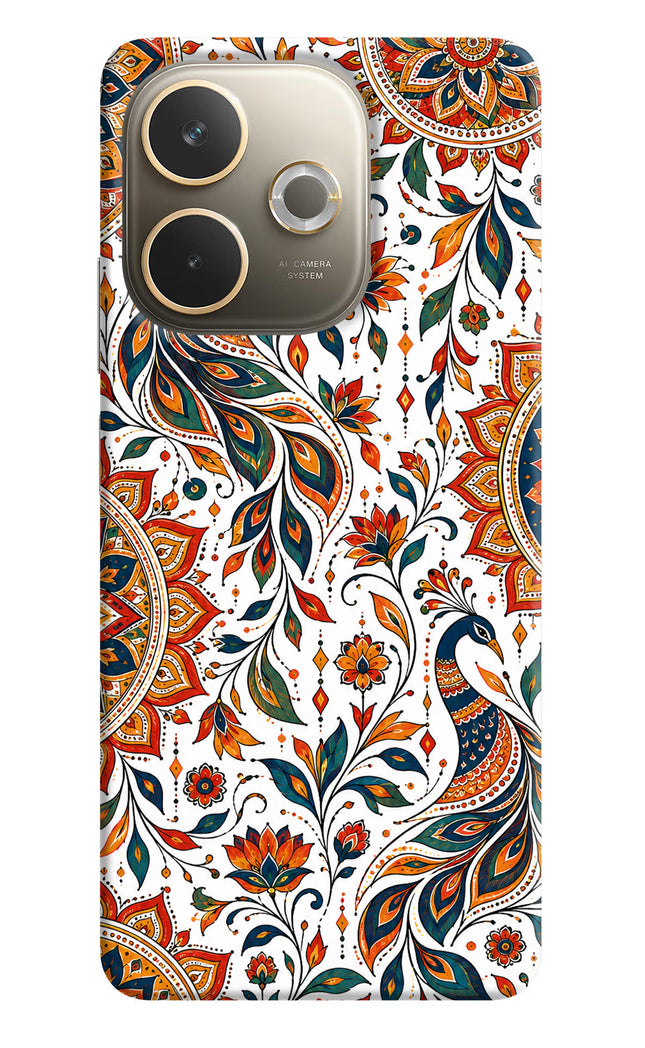 White Mayura Oppo A5 Pro 5G Hard Case Back Cover by Casekaro