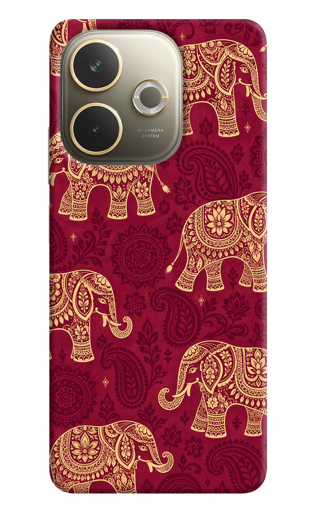 Maroon Elephant Oppo A5 Pro 5G Back Cover