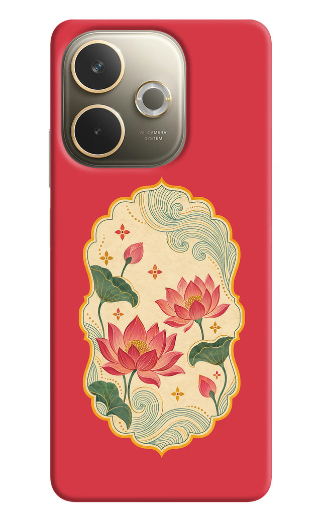 Pink Lotus Oppo A5 Pro 5G Back Cover