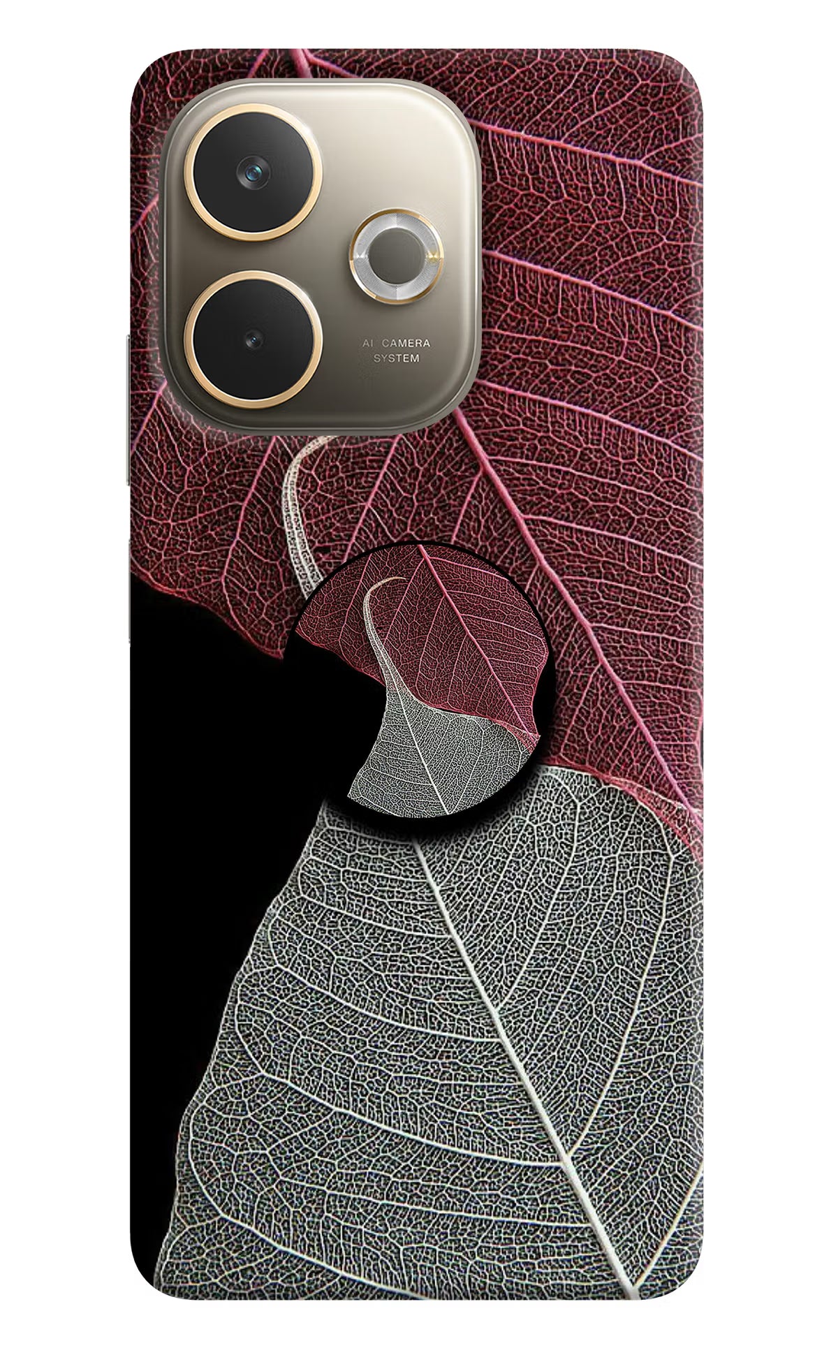Leaf Pattern Oppo A5 Pro 5G Pop Case by Casekaro