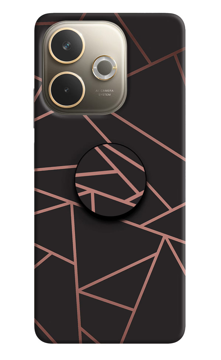 Geometric Pattern Oppo A5 Pro 5G Pop Case, Hard case