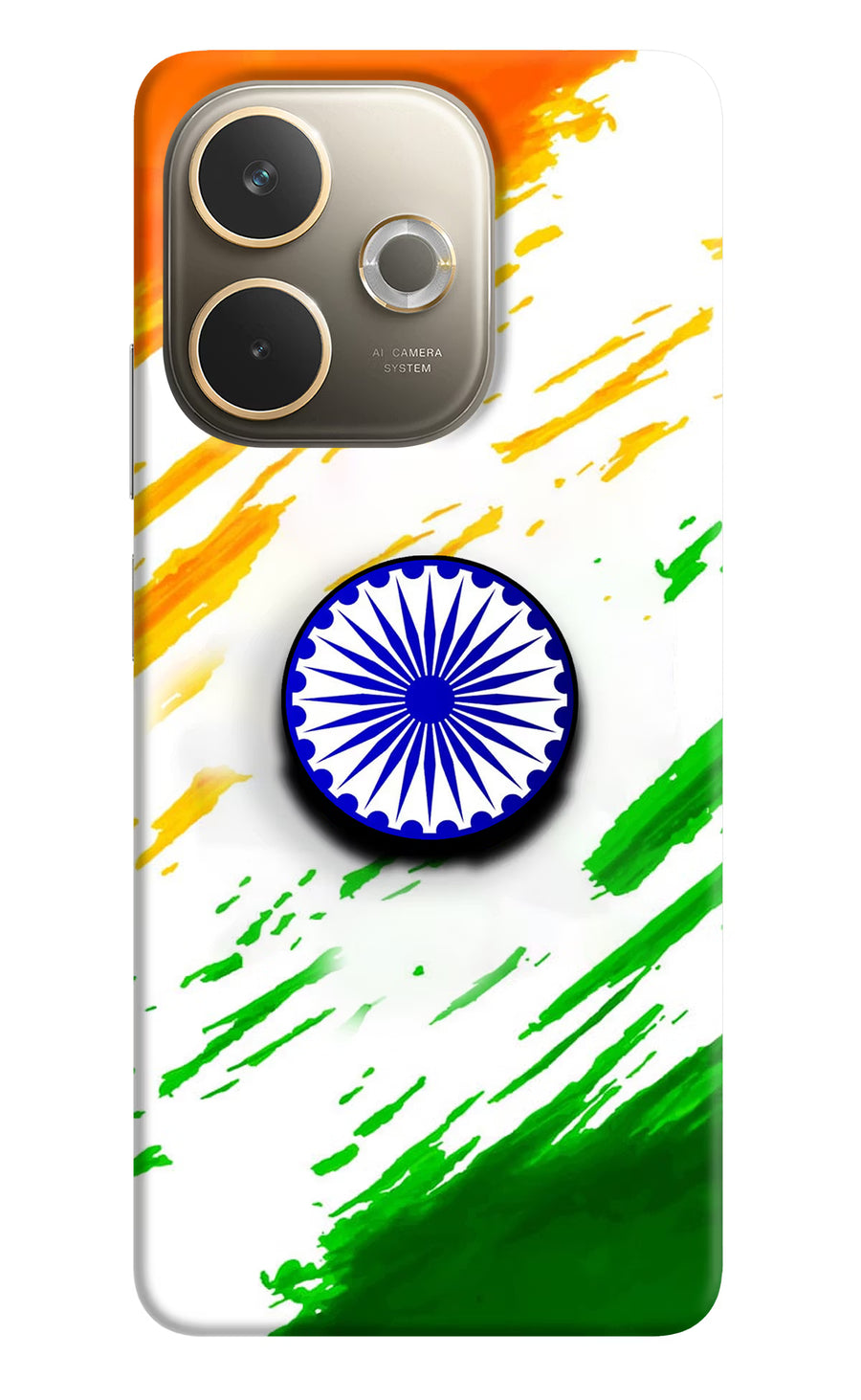 Indian Flag Ashoka Chakra Oppo A5 Pro 5G Pop Case, Hard case