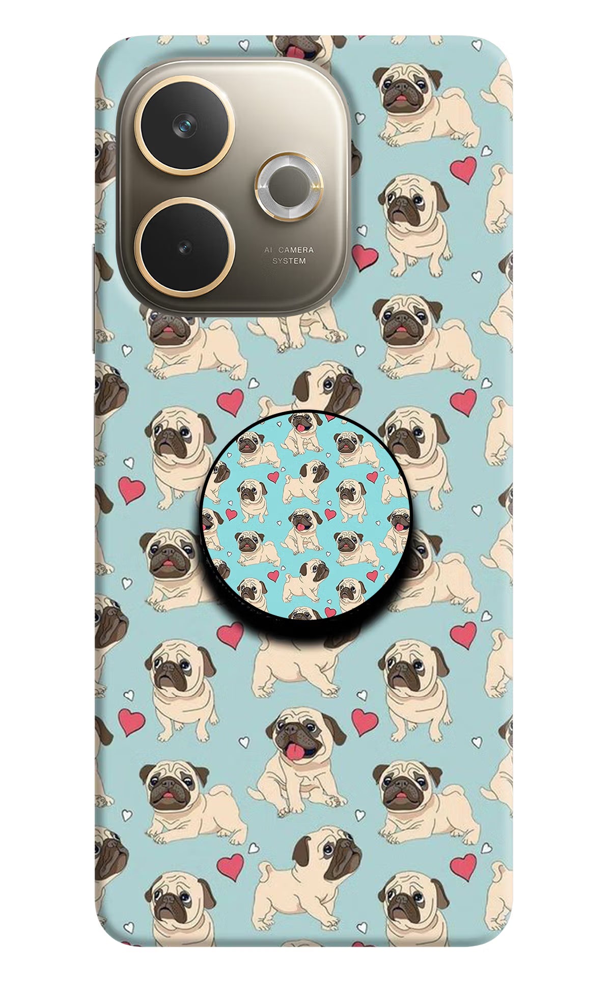 Pug Dog Oppo A5 Pro 5G Pop Case by Casekaro