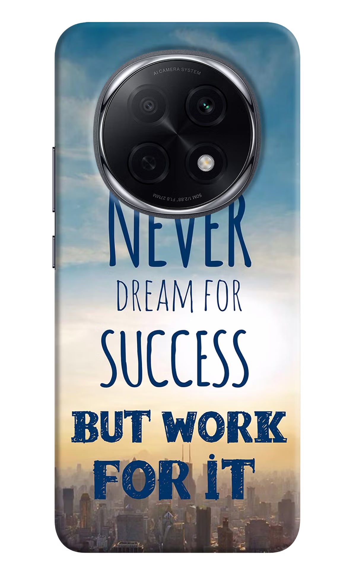 Never Dream For Success But Work For It Oppo F29 Pro 5G Hard Case Back Cover by Casekaro