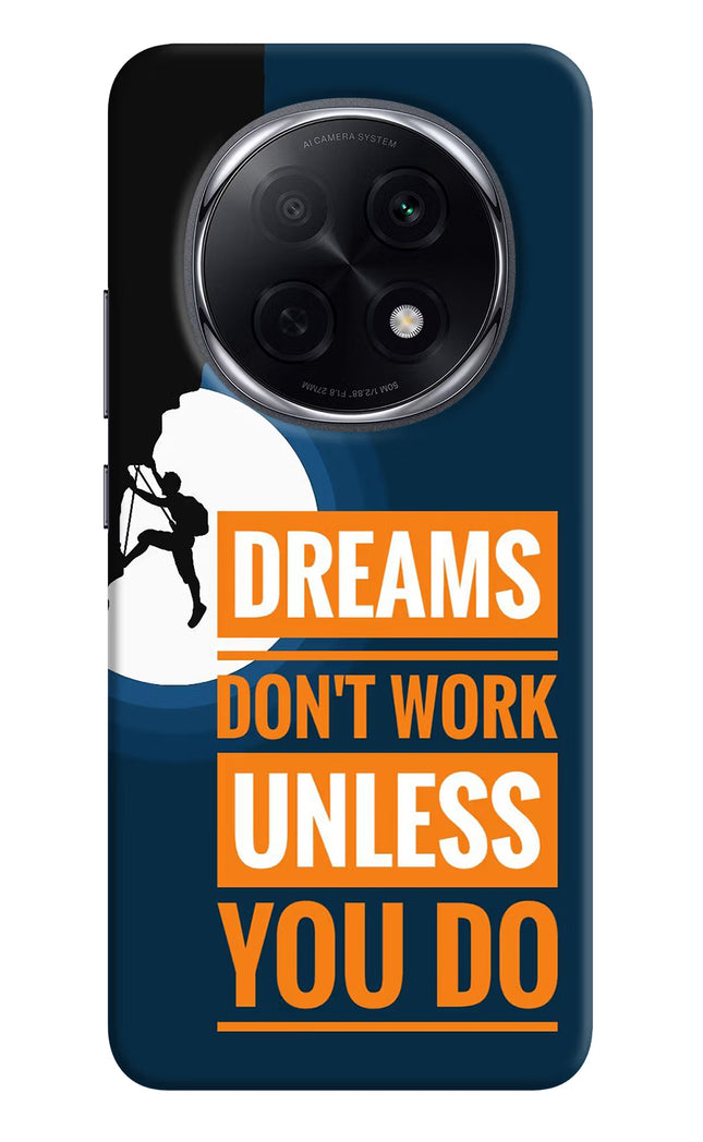 Dreams Don’T Work Unless You Do Oppo F29 Pro 5G Hard Case Back Cover by Casekaro