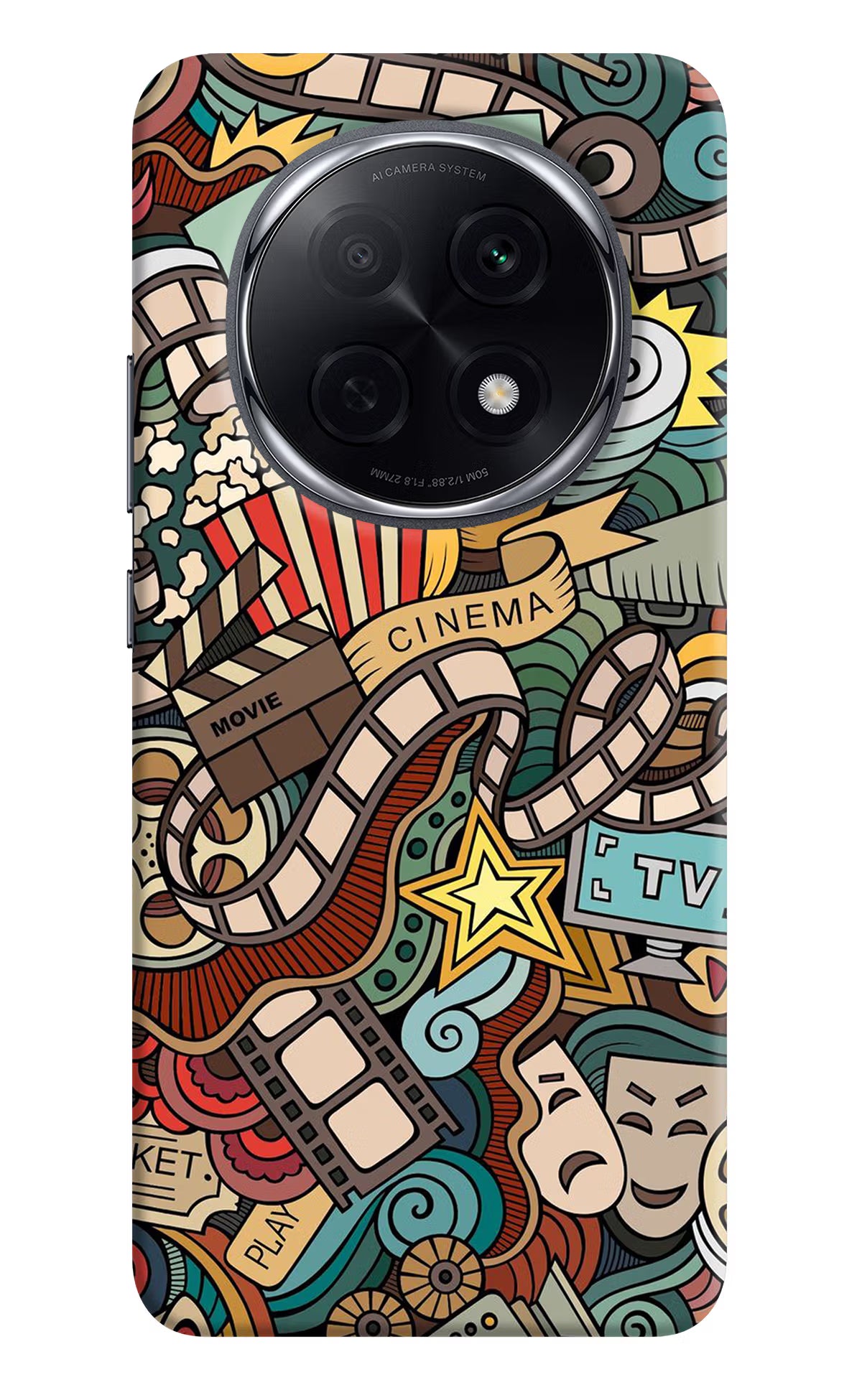 Cinema Abstract Oppo F29 Pro 5G Hard Case Back Cover by Casekaro