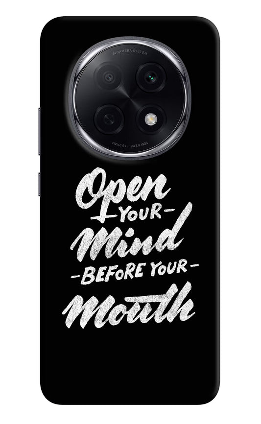 Open Your Mind Before Your Mouth Oppo F29 Pro 5G Hard Case Back Cover by Casekaro