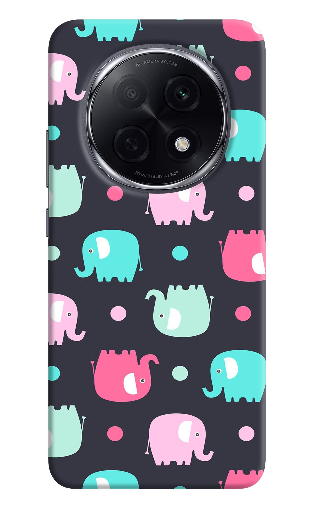 Elephants Oppo F29 Pro 5G Hard Case Back Cover by Casekaro