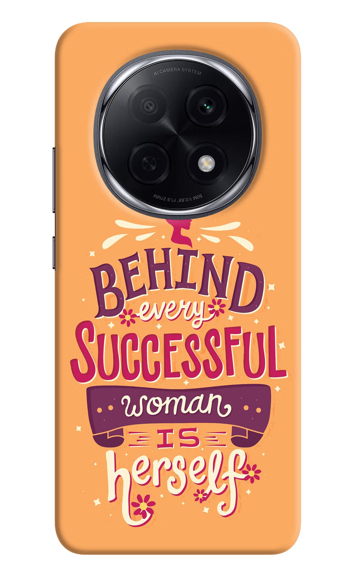 Behind Every Successful Woman There Is Herself Oppo F29 Pro 5G Hard Case Back Cover by Casekaro