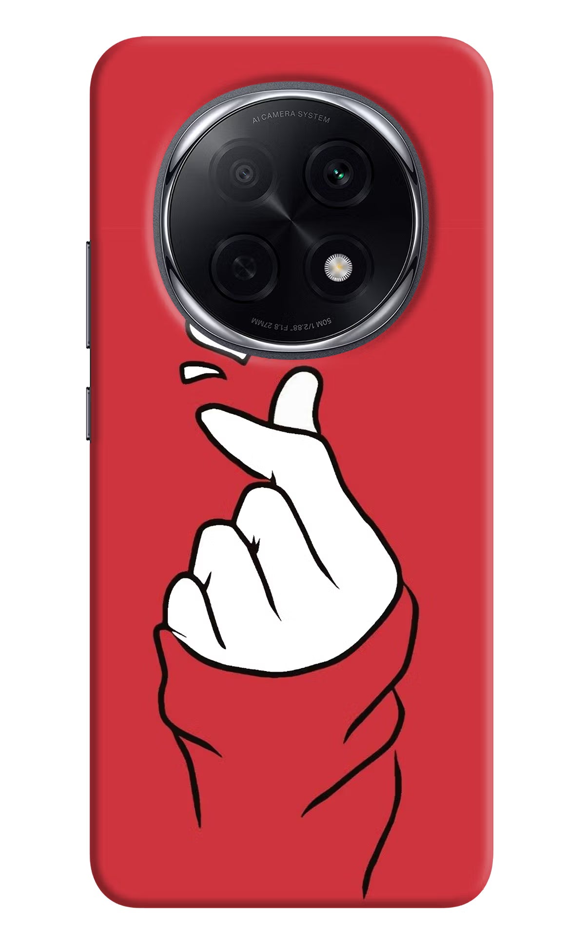 Korean Love Sign Oppo F29 Pro 5G Hard Case Back Cover by Casekaro