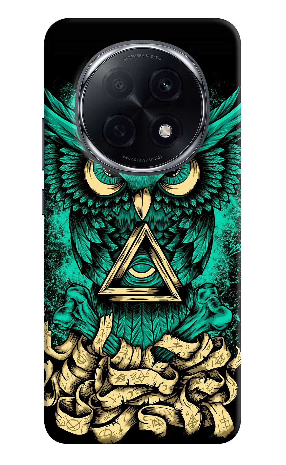 Green Owl Oppo F29 Pro 5G Hard Case Back Cover by Casekaro