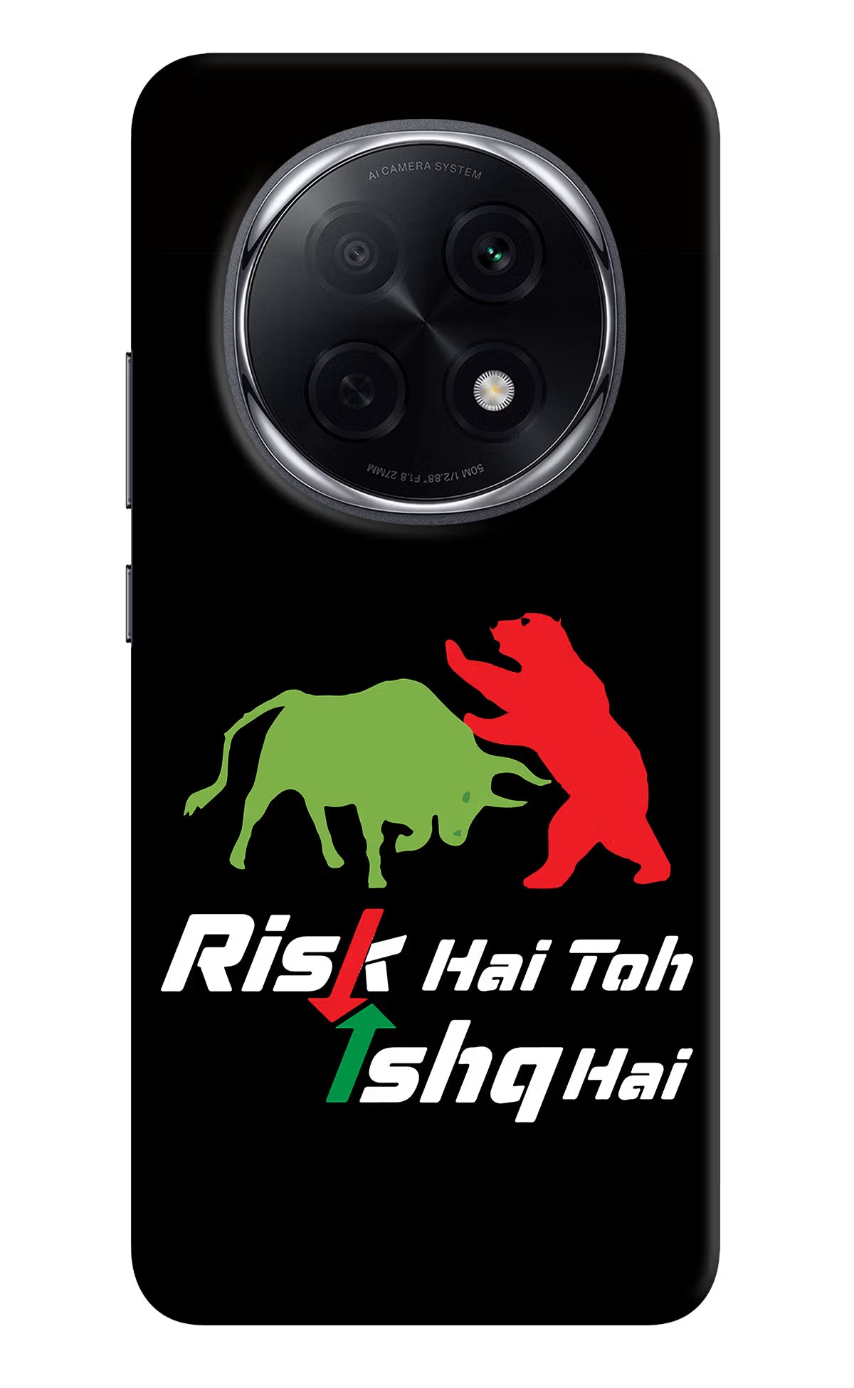 Risk Hai Toh Ishq Hai Oppo F29 Pro 5G Hard Case Back Cover by Casekaro