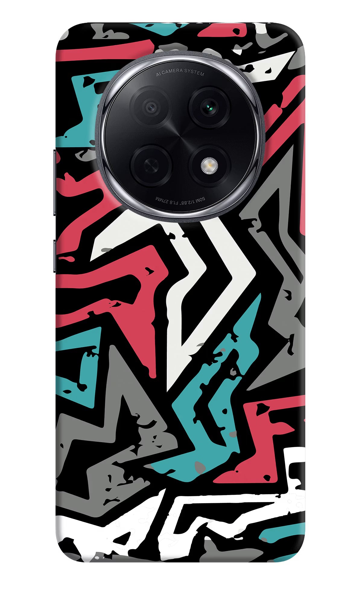 Geometric Graffiti Oppo F29 Pro 5G Hard Case Back Cover by Casekaro