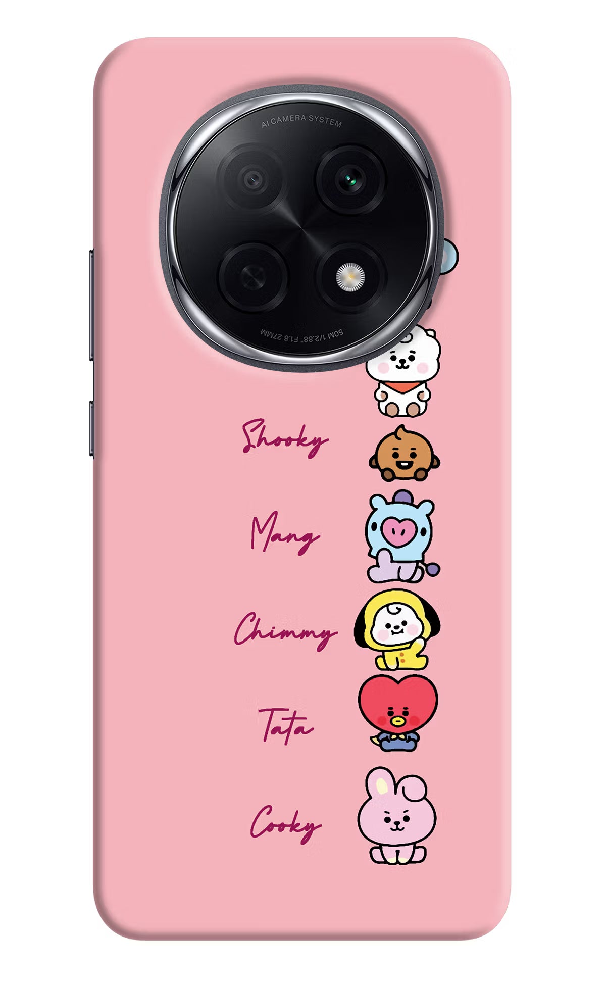 BTS names Oppo F29 Pro 5G Hard Case Back Cover by Casekaro