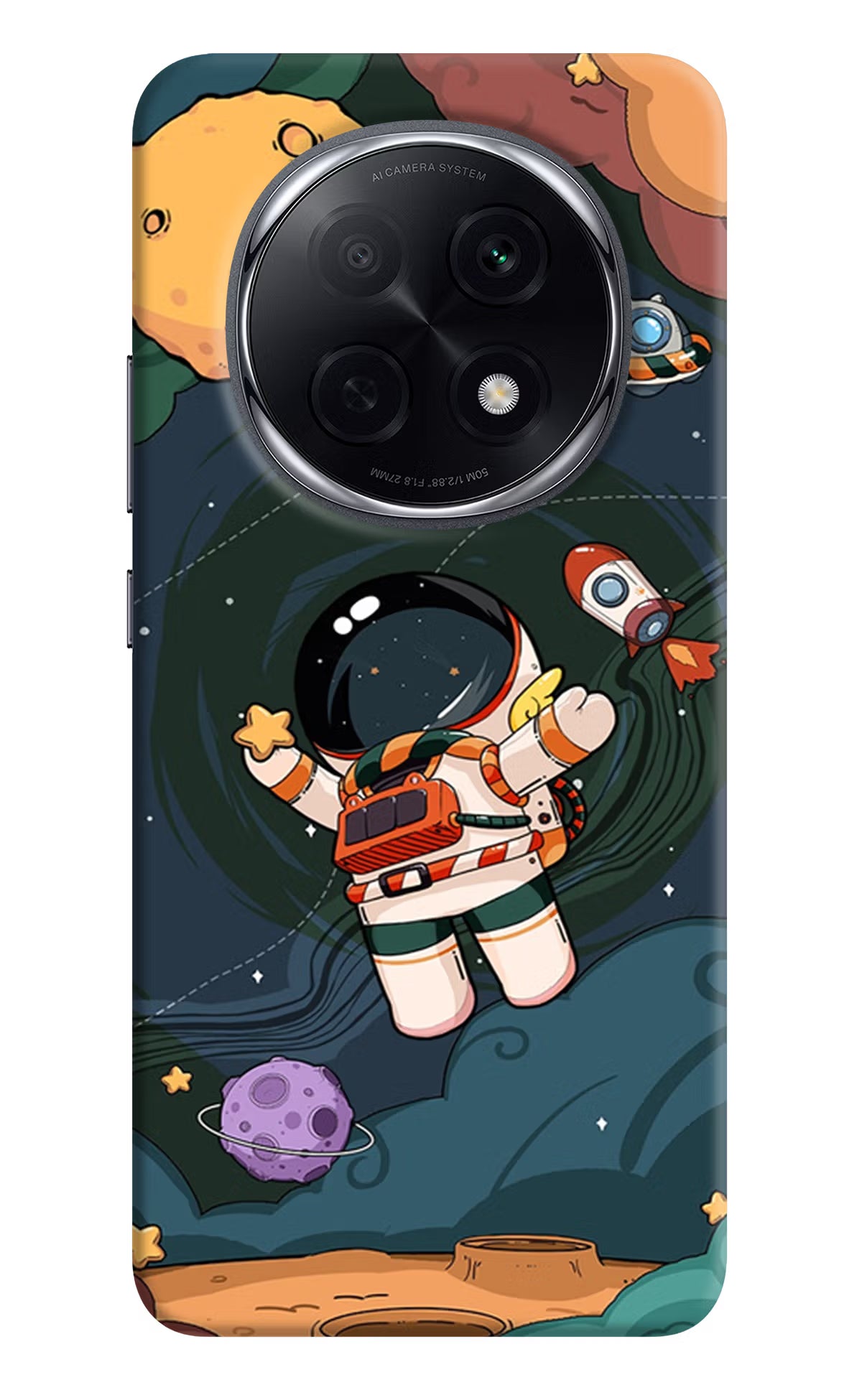 Cartoon Astronaut Oppo F29 Pro 5G Hard Case Back Cover by Casekaro