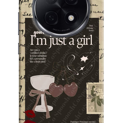 I am just a girl Oppo F29 Pro 5G Hard Case Back Cover by Casekaro