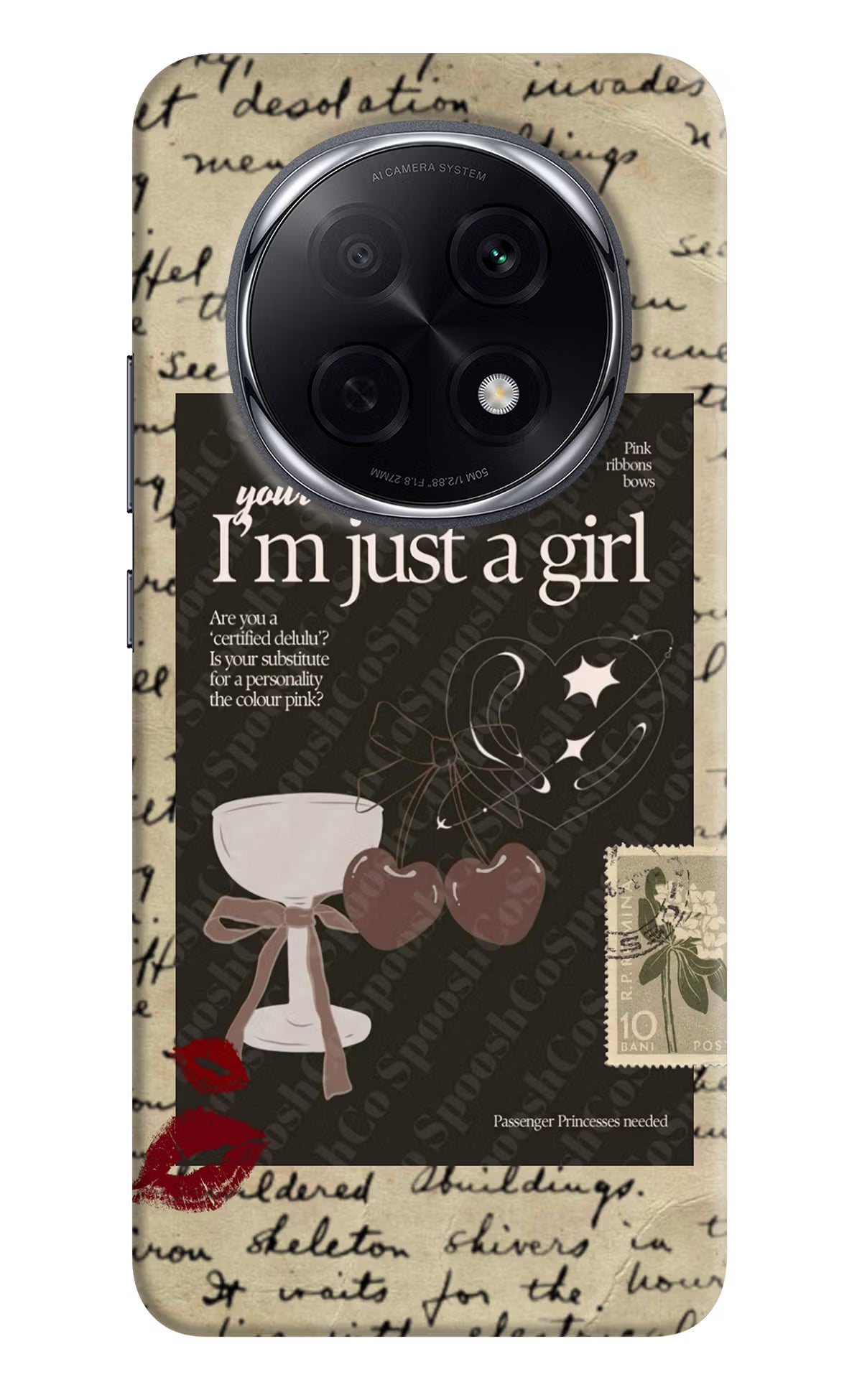 I am just a girl Oppo F29 Pro 5G Hard Case Back Cover by Casekaro