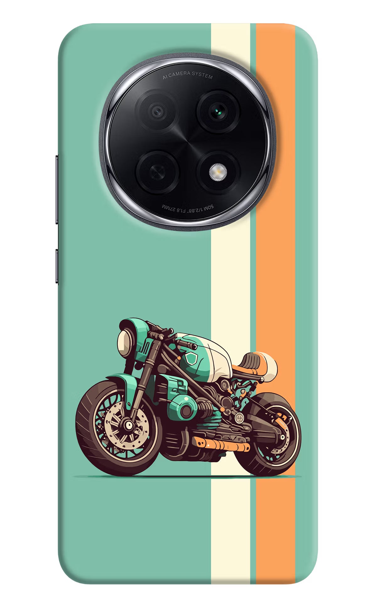 Striped Moto Drift Oppo F29 Pro 5G Hard Case Back Cover by Casekaro