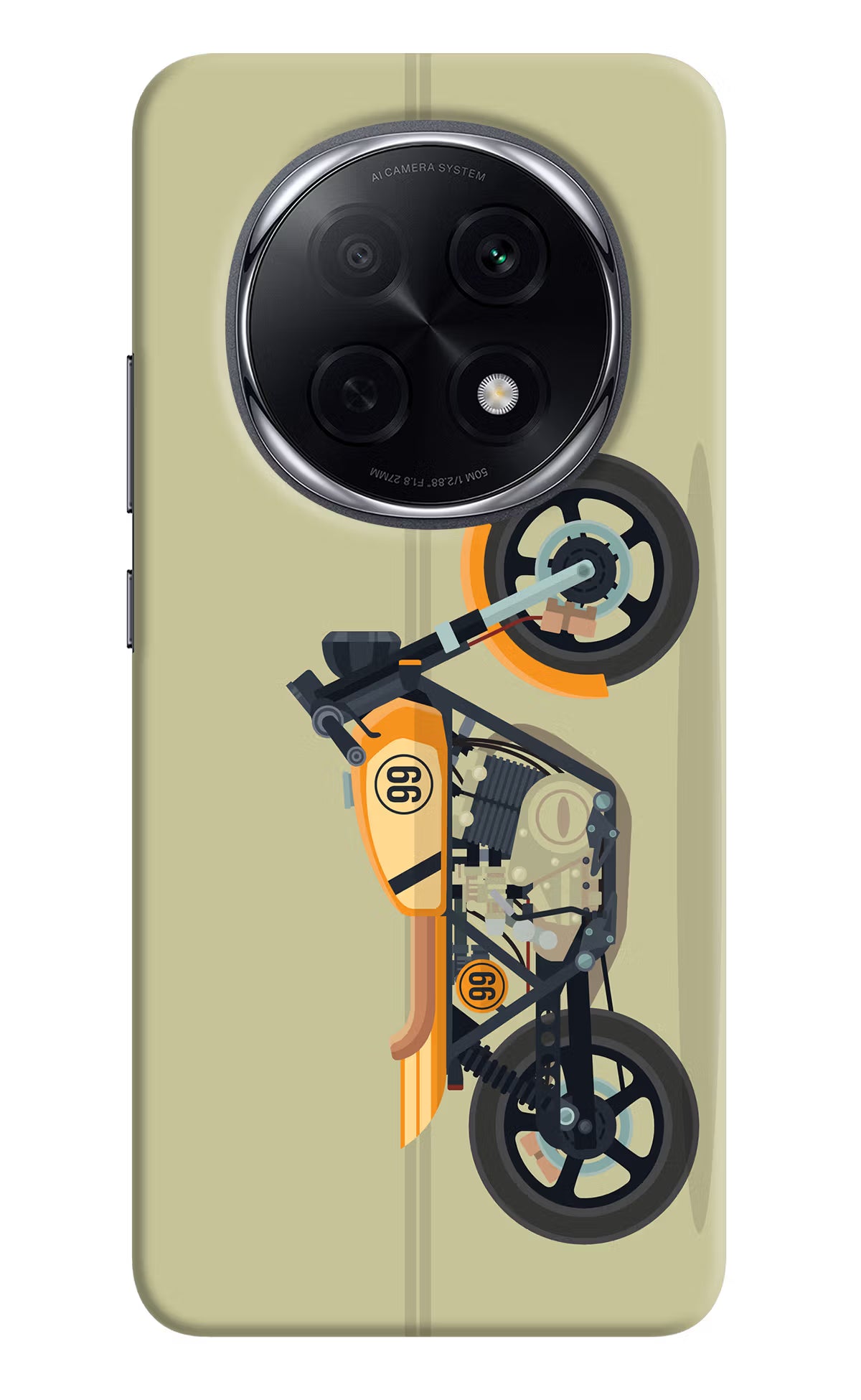 Vertical Speedster Oppo F29 Pro 5G Hard Case Back Cover by Casekaro