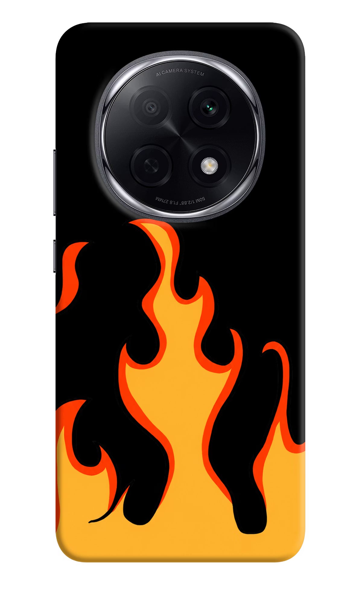 Fired Up – Black Oppo F29 Pro 5G Hard Case Back Cover by Casekaro