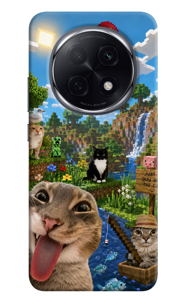 Minecraft Cat Chaos Oppo F29 Pro 5G Hard Case Back Cover by Casekaro