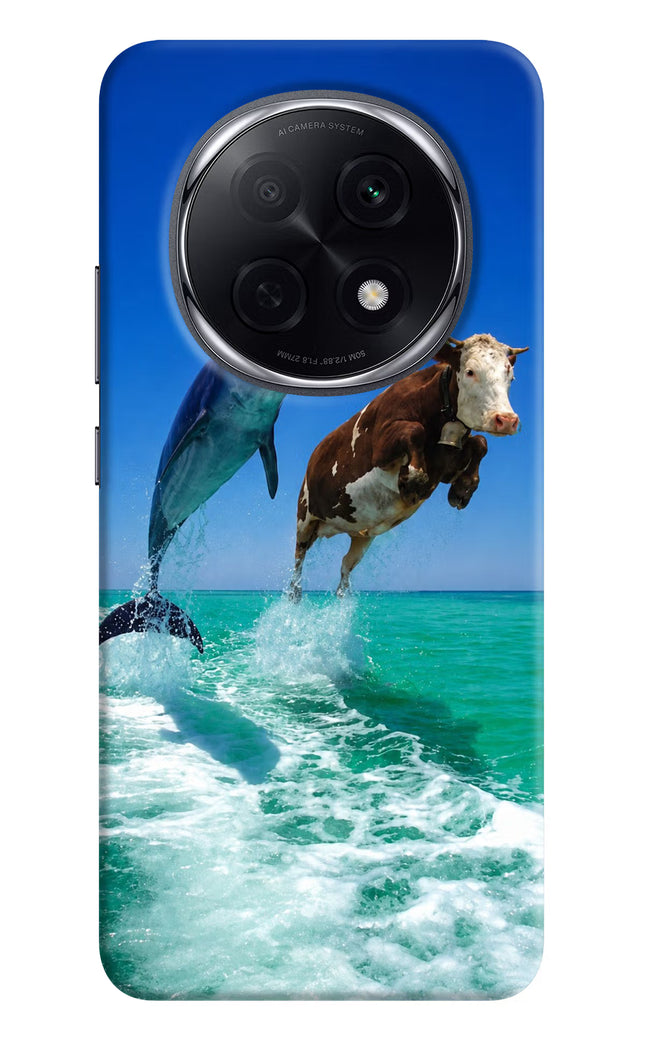 Dolphin vs Cow Oppo F29 Pro 5G Hard Case Back Cover by Casekaro