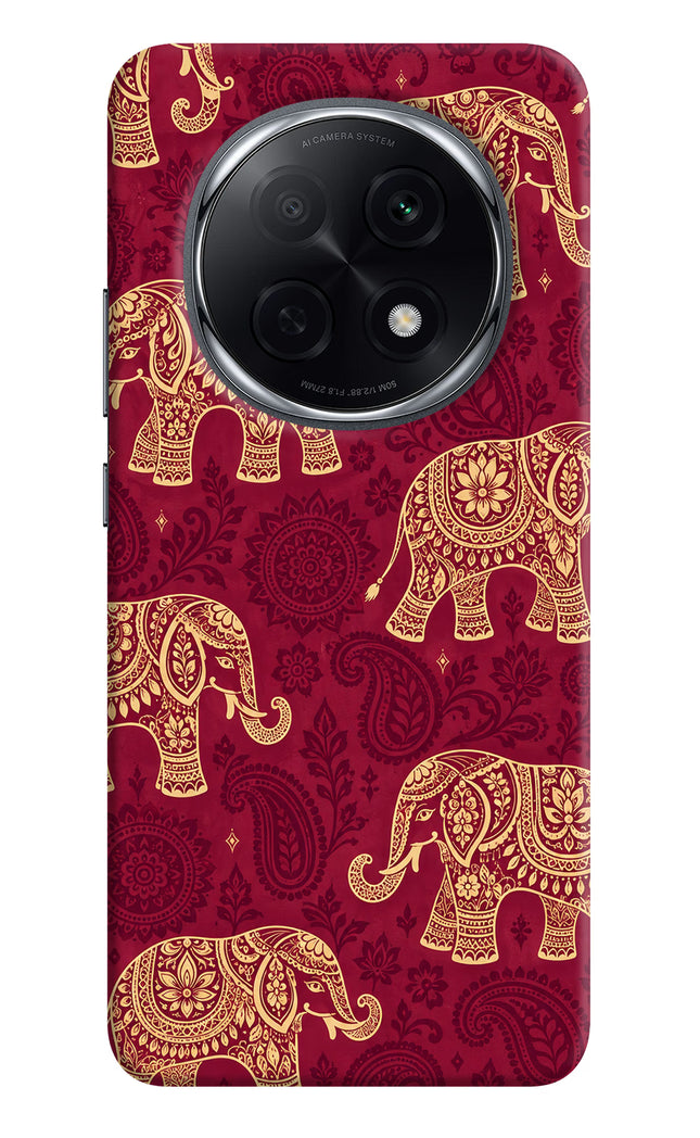 Maroon Elephant Oppo F29 Pro 5G Hard Case Back Cover by Casekaro