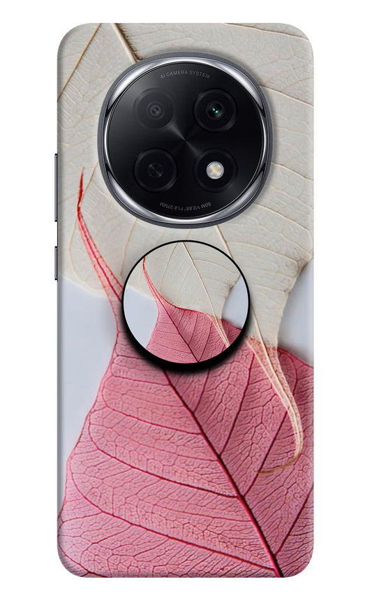 White Pink Leaf Oppo F29 Pro 5G Pop Case by Casekaro