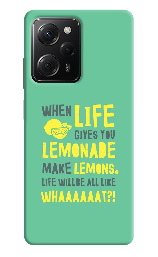 Quote Poco X5 Pro 5G Hard Case Back Cover by Casekaro