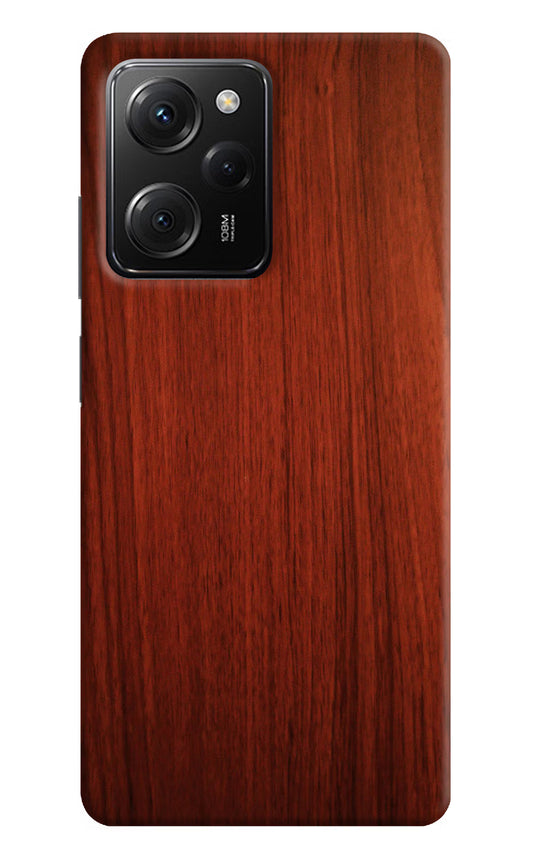 Wooden Plain Pattern Poco X5 Pro 5G Hard Case Back Cover by Casekaro