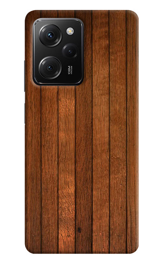 Wooden Artwork Bands Poco X5 Pro 5G Hard Case Back Cover by Casekaro