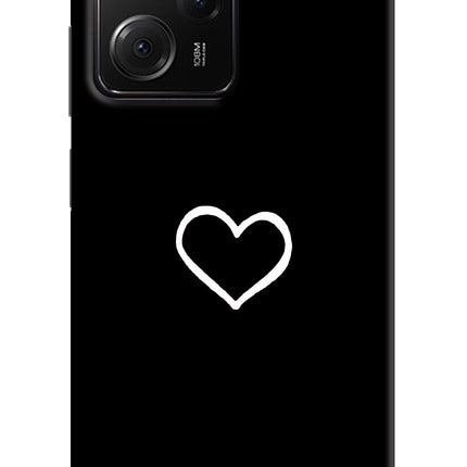 Heart Poco X5 Pro 5G Hard Case Back Cover by Casekaro
