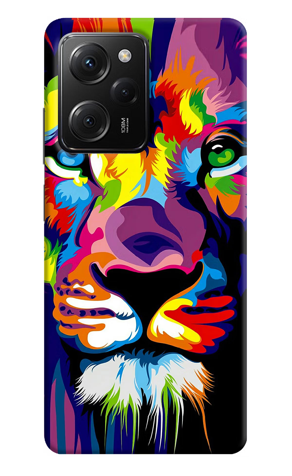 Lion Poco X5 Pro 5G Hard Case Back Cover by Casekaro