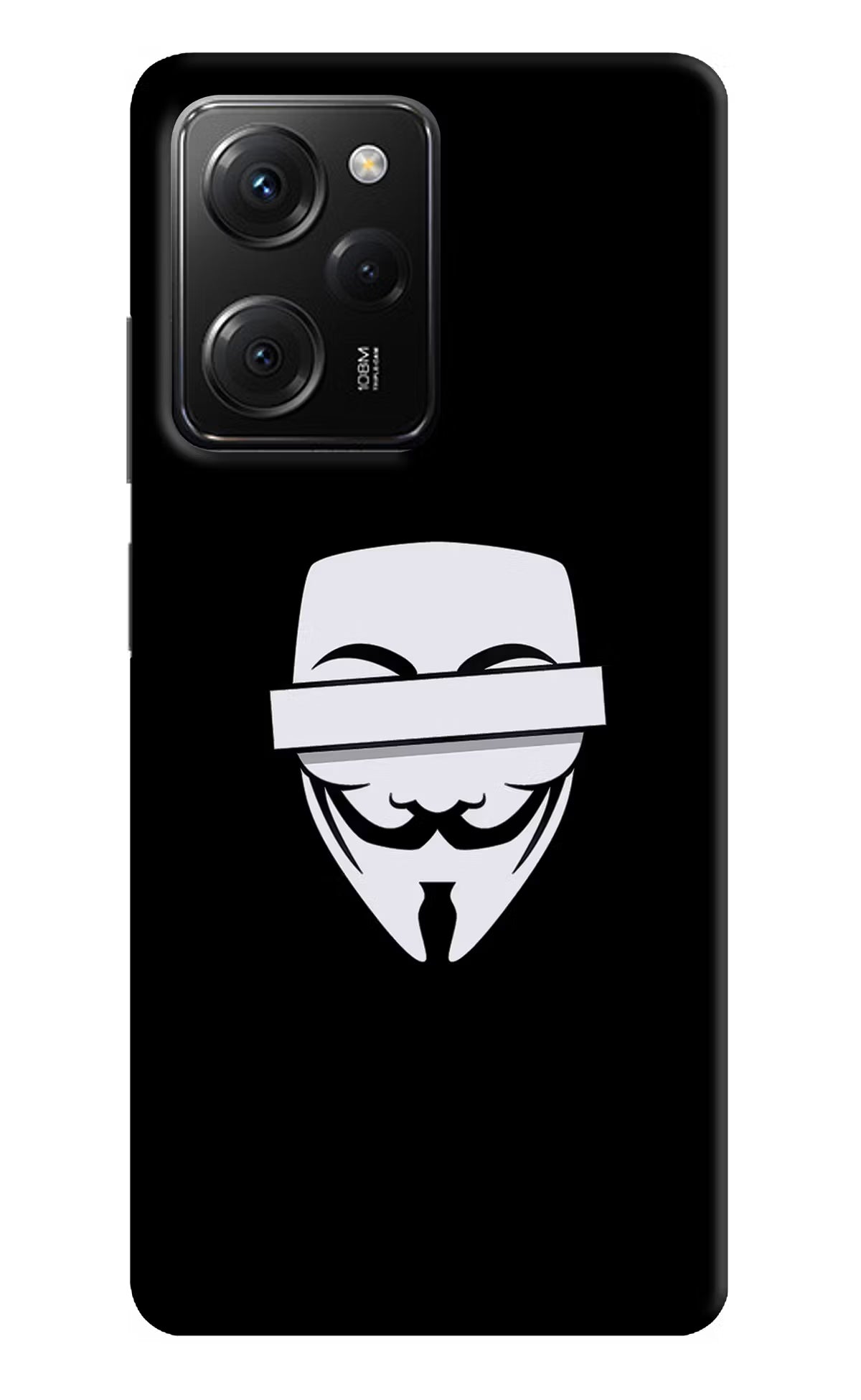 Anonymous Face Poco X5 Pro 5G Hard Case Back Cover by Casekaro