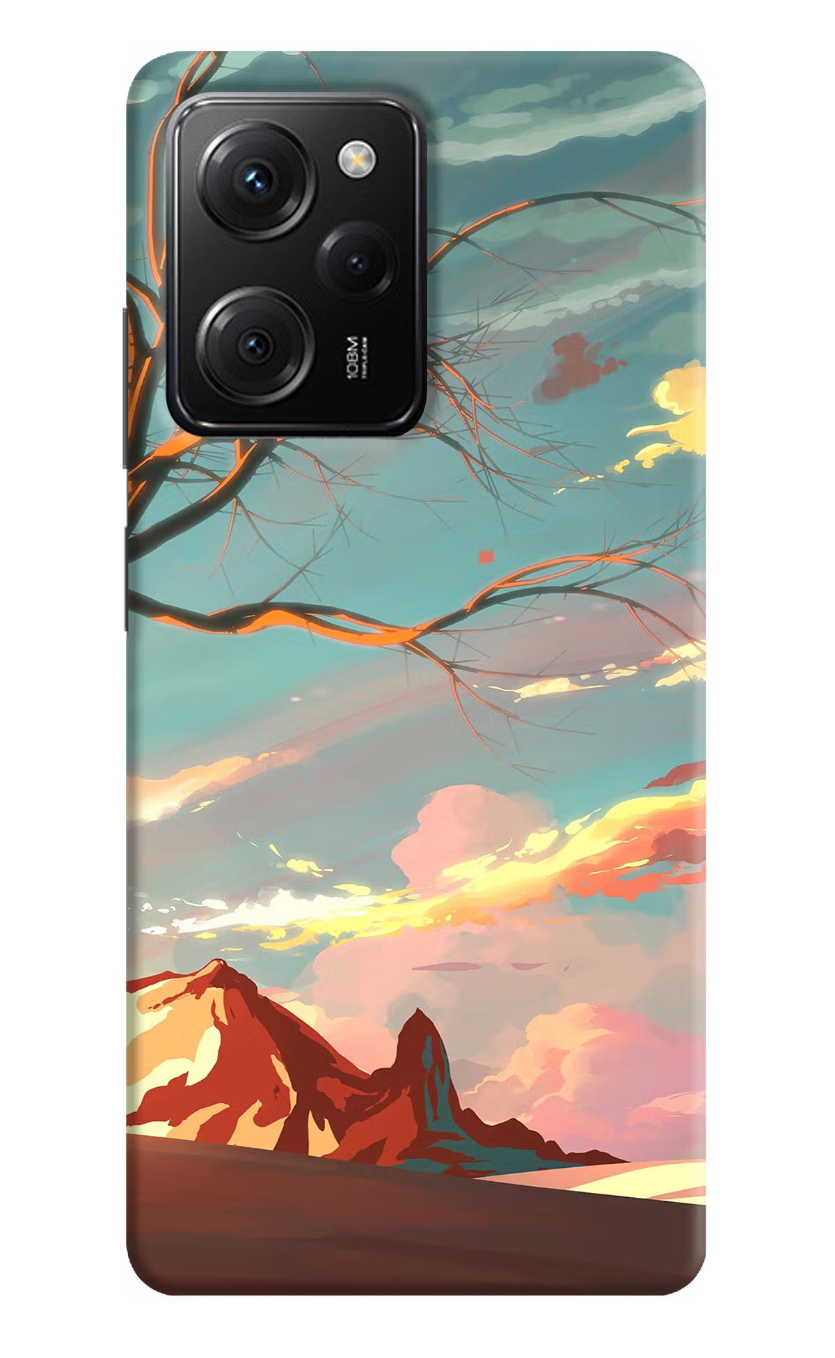 Scenery Poco X5 Pro 5G Hard Case Back Cover by Casekaro