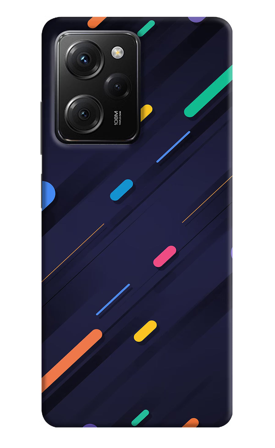 Abstract Design Poco X5 Pro 5G Back Cover, Hard case