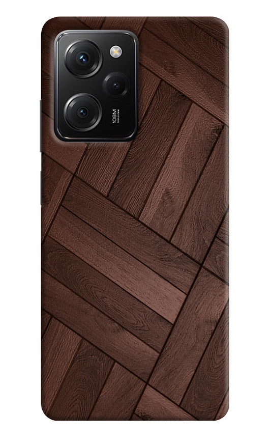 Wooden Texture Design Poco X5 Pro 5G Hard Case Back Cover by Casekaro