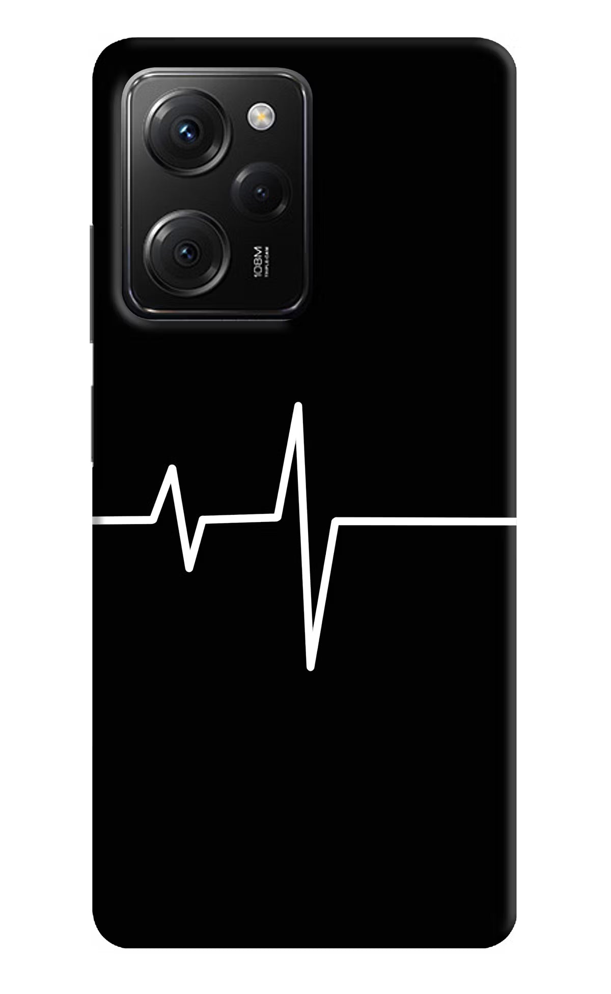 Heart Beats Poco X5 Pro 5G Hard Case Back Cover by Casekaro