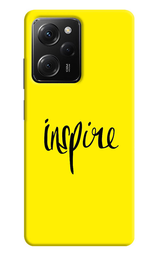 Inspire Poco X5 Pro 5G Hard Case Back Cover by Casekaro